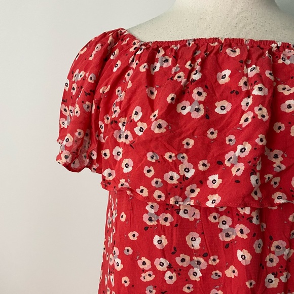 Sanctuary orange floral dress sz- small - Picture 2 of 6